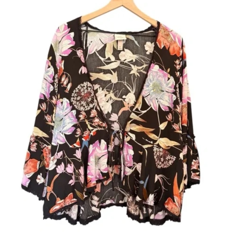 Knox Rose Floral Wrap Top